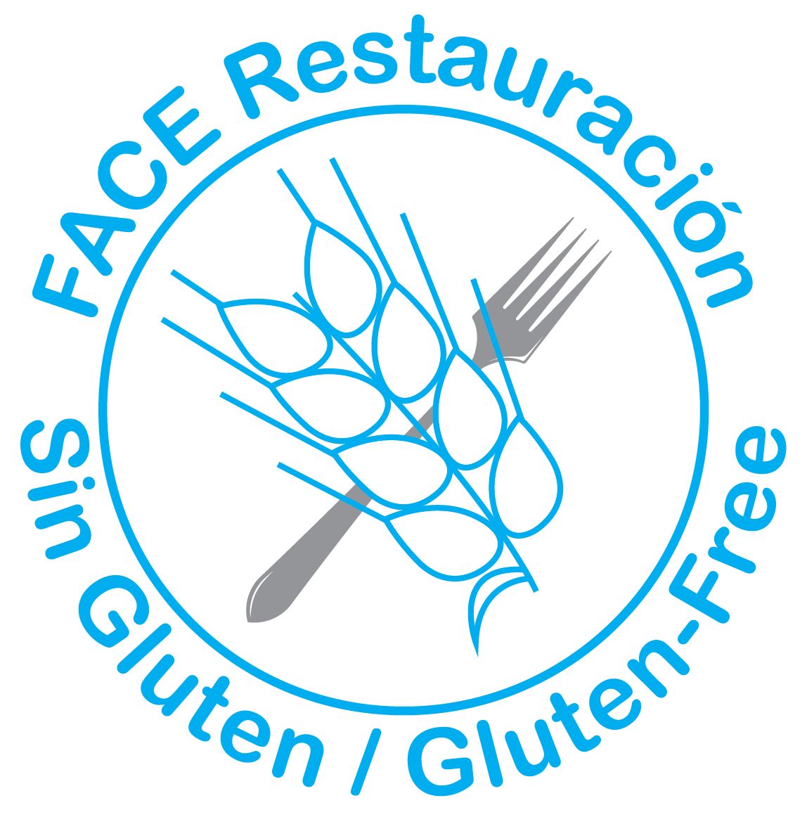 Sello sin gluten y gluten free del restaurante